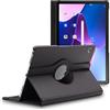 ebestStar - Cover per Lenovo Tab M10 Plus 10.6 (Gen 3), Custodia Protezione Rotazione 360, Pelle PU, Nero