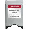 Transcend Adattatore PCMCIA ATA per Schede CompactFlash | Completamente compatibile SOLO con schede CompactFlash Tipo I (NON compatibile con CFast / CFast 2.0)