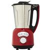 Senya, 1 Blender Chauffant Inox Cook & Ice V3, Mixeur Zuppe Vellutate/Passati, Cottura a vapore, Gelati Smoothies, 1,5L,1400W, Rosso, 1400 W, 1
