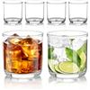 Kyraton Set di 6 Bicchieri da Whiskey Old Fashioned, Plastica PET Trasparente 11,5oz (340ml) Robusti Indistruttibili, per Acqua, Birra, Succo, Latte Freddo, Scotch, Vodka, Bourbon, Cocktail.