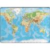 YYHHAOFA Tappeto antiscivolo con mappa del mondo, 203,2 x 147,3 cm, in peluche, ultra assorbente e morbido, per soggiorno, ufficio e camera da letto