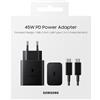 SAMSUNG - Caricabatterie Super Fast Charging (45W) con cavo da USB Type-C a Type-C - SPEDIZIONE GRATUITA