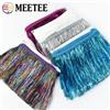 Meetee 2/5/10 Metri 15 centimetri Frangia Nappa Frange di Pizzo Trim per Vestito Latino Vestiti di Scena Tende Lacci Accessori Decorazione Di Natale