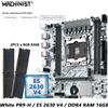 MACHINIST Scheda Madre MACHINIST White X99 PR9-H Combo con CPU Intel Xeon E5 2630 V4 LGA 2011-3, RAM DDR4 16GB, NVME M.2, Kit Opzionale
