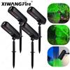 XIWANGFIRE Faretti da giardino solari per esterni a LED faretti paesaggistici IP65 lampada da percorso a energia solare impermeabile faretto da giardino da giardino