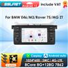 OSSURET 2Din Android 12 Autoradio Per BMW E46 M3 318/320/325/330/335 Rover 75 Coupe Auto Multimedia GPS Wireless CarPlay AUTO GPS DSP