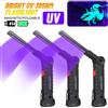 XIWANGFIRE Torcia UV 395NM Lanterna portatile a LED ad alta potenza Lampada ricaricabile da 400 mAh per gel per unghie, cura della resina, macchie di animali domestici e ricerca di scorpioni