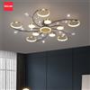 IRALAN Lampadario moderno a soffitto con telecomando Splendido lampadario a soffitto per soggiorno, camera da letto, decorazione della stanza
