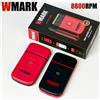 WMARK Mini rasoio da barbiere professionale 7901 Tagliacapelli in titanio doppia lamina 8800 giri/min Trimmer da uomo con testina di rasoio extra