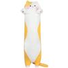 EasySpeed Cuscino gigante per gatti EasySpeed 90 cm, cuscino lungo per animali, peluche per dormire e abbracciare, regalo per bambini, ragazze, spose
