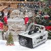U'King 1000W Macchina da neve per interni ed esterni Macchina da neve con telecomando senza fili per spettacoli teatrali di nozze per feste di Natale
