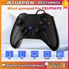 Turpow Gamepad Per PS5/PC Console Wired Dualsense Supporto Funzione di Vibrazione/Turbo/3.5mm Trrs/Programmazione Turpow controller di gioco PS5