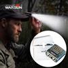WARSUN G7 Lampada Frontale LED Ricaricabile 1500mAh con Custodia di Ricarica Extra da 2600mAh, 6 Modalità, Luce Rossa, Sensore di Movimento Superiore, Ideale per la Corsa