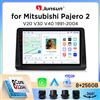 Junsun Autoradio Junsun Wireless CarPlay Android Auto per Mitsubishi Pajero Mk2 (V20/V30/V40) 1991-2004 con ventola di raffreddamento integrata, navigatore GPS Android, lettore multimediale, WiFi, DSP, RDS,