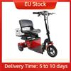 Daibot Triciclo Elettrico Pieghevole da 500W per Anziani, Scooter Elettrico Leggero a 3 Ruote con Sedile per Adulti, 36V15.6Ah