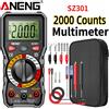 ANENG SZ301 Multimetro Multifunzione 2000 Conteggi 600V AC/DC Tensione 10A Misurazione Corrente Strumento per Manutenzione Elettrica