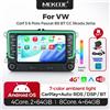 MEKEDE Autoradio da 7 pollici con Carplay Wireless e Android Auto, Sistema Multimediale per VW Golf 5 6 Polo Passat B6 B7 CC Skoda Jetta 2 Din, Supporto WIFI FM GPS Navigazione Telecamera di