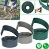 NONE Bordura per Prato in Plastica 10/20 m, Bordura per Aiuole, Bordo per Prato, Resistente alle Intemperie per Giardino, Prato e Sentieri, Bordo per Falciatura, Facile da Lavorare, Antracite/Grigio/Verde