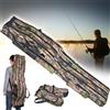 NONE Borsa per canna da pesca, borsa portacanna da pesca portatile pieghevole da 150 cm, borsa porta canna da pesca con 3 strati in tessuto Oxford impermeabile, custodia per canna da pesca per pescatori