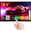 Anmite Monitor portatile touch screen Anmite da 18,5 pollici 120Hz 100% SRGB con supporto per schermo per laptop, telefono, Xbox, PS4, PS5, Switch