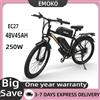 NONE EMOKO EC27 Bicicletta Elettrica per Adulti, Motore 250W, Batteria Doppia 48V45Ah, E-Bike Tutto Terreno, Pneumatici da 27,5 Pollici, Bici Elettrica per Pendolari Urbani
