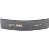 CELINE Clip per capelli CELINE Paris Barrette B104E2V0238NG pelle placcata oro nero ...
