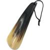 Fatto a mano Corno per scarpe Real Bull Horn misura compatta 6" x 2" colore naturale acces...