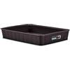 Stefanplast Elegance Cestino Rattan, Marrone, 35x35x6 cm