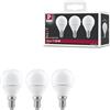 Paulmann Standard LED 230V a gocce, confezione da 3, E14, 3,5 W, 2700 K, opalino