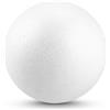 Netuno 10 Palline polistirolo piccole diametro 6 cm pallina polistirolo bianco da decorare paillettes base decorazioni Natale DIY fai da te decoupage feste progetti scolastici casa scuola