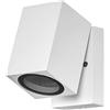 LEDVANCE ENDURA Classic Cube ADJ WALL applique da esterno, colore bianco, attacco GU10 (max 35W), compatibile con lampada normale o smart, testa orientabile, protezione IP44