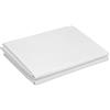 Fangehong 2 Pezzi Tessuto a Punto Croce, Tessuto da Ricamo, Panno a Punto Croce di Lino Naturale, Bianco Tela a Ricamo per Artigianato Ricamo, Indumenti e Tovaglie, 50 cm x 70 cm, Blanc