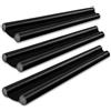 Gucass 3 Paraspifferi per Porte, 96 cm Paraspifferi Porta Blindata- Isolamento Acustico, Riduzione Freddo/Calore, Antivento, Luce, Polvere, Insetti, Guarnizione Porta Blindata, Nero