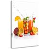Feeby Stampa su Tela - Quadro su tela per la cucina - Quadro moderno - Succhi di frutta - 40x60 cm - Decorazioni Parete