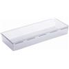 Rotho Basic Schedario Modulare per Cassetti, Plastica (PP) senza BPA, Trasparente, 38.0 x 15.0 x 5.0 cm