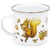 Robert Frederick Peter Rabbit Enamel Mug, White, 1 Count (Pack of 1)