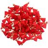 AebDerp 100pcs 2cm Mini Nappe Seta DIY Creazione Gioielli Accessori-Rosso | Piccole Nappe per Chiavi,Orecchini,Bracciali,Collane,Portachiavi,Nastri,Tende e Cucito Fai Da Te