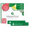 Zuccari WaterFirst Kiwi, Bergamotto, Guava, 12 Stick-Pack da 1,5g, Aromatizzatore per Acqua con Alkacitrati, Senza Zuccheri, Edulcoranti, Coloranti e Conservanti, Supporta il Metabolismo Acido-Base