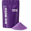 BIGMOCA Big Moca Polvere di Ube 100g, 100% Igname Viola Puro dalle Filippine, Non Zuccherata & Senza Caffeina, Qualità Barista per Ube Latte, Pancake e Dolci, Viola Naturale, Vegana