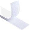 Romon Feltro Adesivo Forte,8M Biadesivo Sistema Di Fissaggio Hook & Loop,16mm Larghezza Feltrini Adesivi Forte per Lavori di Casa, fai da te, Lavori Manuali,Bianco