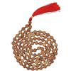 SACREDHAVEN Rudraksha Mala collana di preghiera con perline per meditazione e yoga, tradizionale Japa Mala con nappa