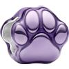 PANDORA Moments 794782C01 - Mini charm a forma di zampa in argento Sterling con smalto viola