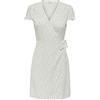 JDY Women's Jdysezen sezen Life S/S Wrap Dress Wvn Dia