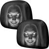Generic Ghost, copri poggiatesta orribile, traspirante, elasticizzato | Coprisedile per Halloween, per uomini, donne, appassionati di conducenti, SUV, camper, camion, stagione autunnale