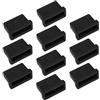 LT Easiyl 10 Pezzi Staffa per Condensatore Radiatore in Gomma 17111712911 Compatibile con BMW 525i 530i 540i E32 E34 E38 E39 Nero