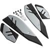 TOTHERIDER Pedane in Lega di Alluminio per Moto Non-Slip, Poggiapiedi Compatibile con Yamaha XMAX 125 300 400 2022 2023 2024 2025, Piattaforma con Grip per Pilota Migliorata