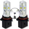 MCK Auto - Sostituzione per LED CanBus P13W Set di lampadine bianche molto chiare e senza errori compatibili con A4 B8