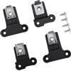Riloer Kit di riparazione per fari anteriori sinistro e destro, supporto per staffa, clip nera, compatibile con Volkswagen Polo 2016-2025 2G0998225 2G0998226