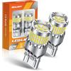 SEALIGHT Lampadina LED W21W T20 7440 7443 per Luci di Retromarcia e Luci dei Freni, Bianco 6500K, 2 pezzi