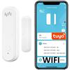 Sone Smart One Sensore di apertura Porta e finestra WiFi Tuya con sirena | Sirena regolabile, avvisi smartphone, senza gateway, Wi-Fi 2,4 GHz
